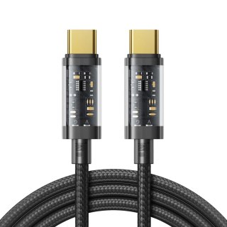 Joyroom kabel przewód USB Typ-C - USB Typ-C 100W 1,2m czarny (S-CC100A12)