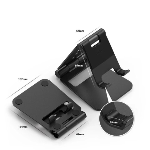 Ringke Super Folding Stand składana podstawka na telefon tablet czarny (ACST0010)