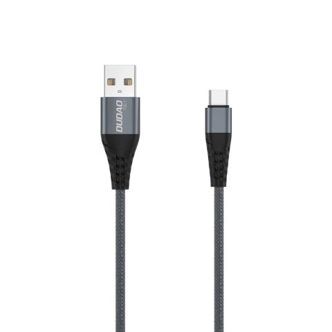 Dudao kabel przewód USB - USB Typ C 6A 1 m szary (TGL1T)