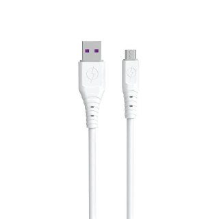 Dudao kabel przewód USB - micro USB 6A 1 m biały (TGL3M)