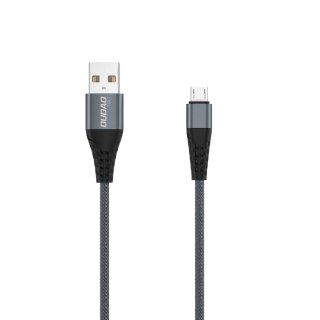 Dudao kabel przewód USB - micro USB 6A 1 m szary (TGL1M)