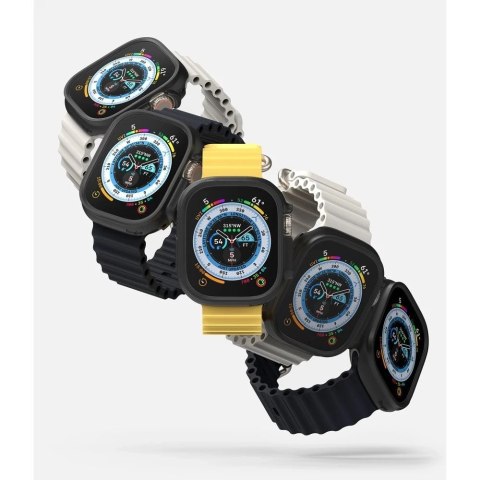 Etui ochronne Ringke Slim 2-Pac do Apple Watch Ultra (49mm) Clear & Matte Black