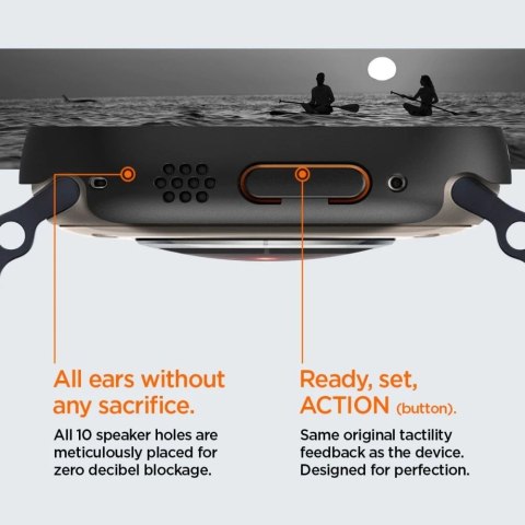 Etui ochronne Spigen Thin Fit 360 do Apple Watch Ultra (49mm) Black