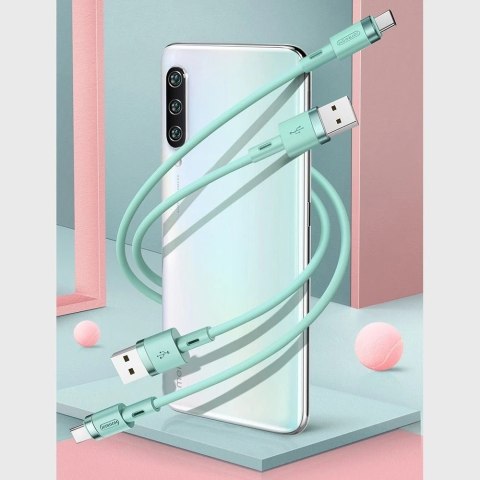 Joyroom kabel przewód USB - USB Typ C Quick Charge 2,4A 1,2m czarny (S-1224N2 Black)