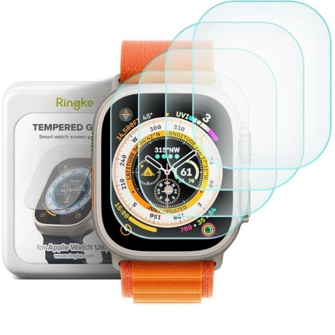 Szkło hartowane Ringke ID FC Glass 4-Pack do Apple Watch Ultra (49mm) Clear