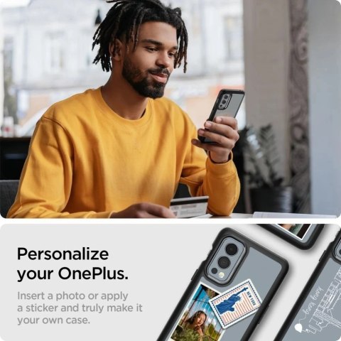 Etui do telefonu Spigen Ultra Hybrid do OnePlus Nord 2 5G Matte Black