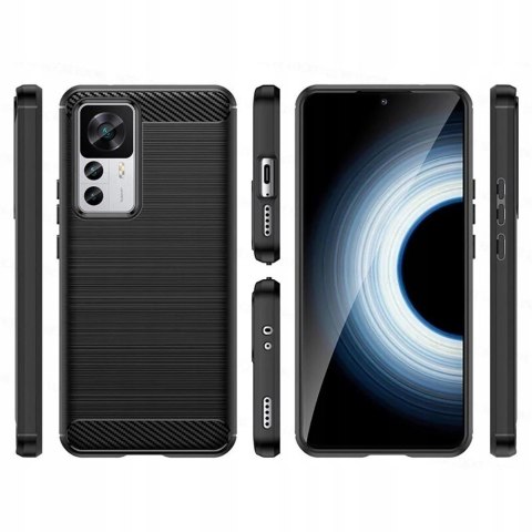 Etui na telefon Tpucarbon do Xiaomi 12T / 12T Pro Black