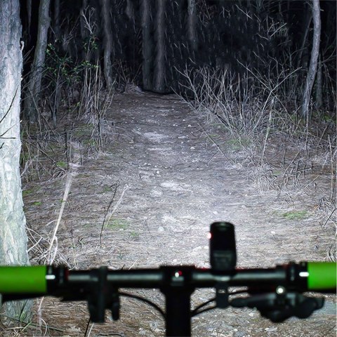 Lampka rowerowa przednia wodoodporna Alogy światełko LED oświetlenie przód na rower kierownicę 800lm