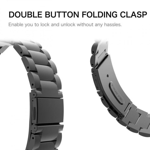 Pasek Stainless do Samsung Gear S3 Black