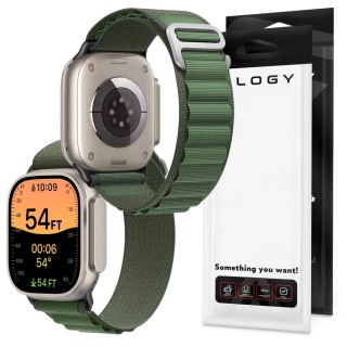 Pasek do zegarka Alogy Sport Strap do Apple Watch 4/5/6/7/8/SE/Ultra (42/44/45/49mm) Zielony
