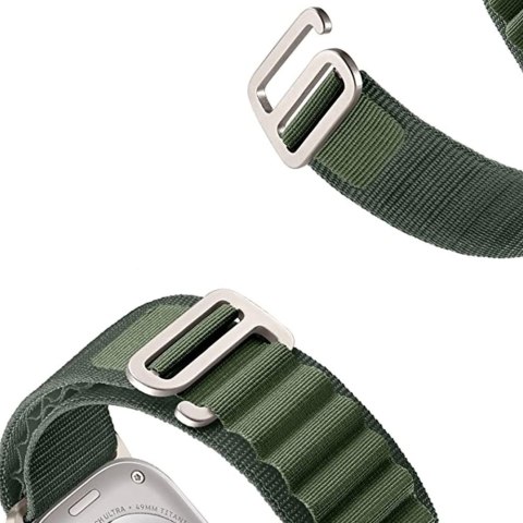 Pasek do zegarka Alogy Sport Strap do Apple Watch 4/5/6/7/8/SE/Ultra (42/44/45/49mm) Zielony