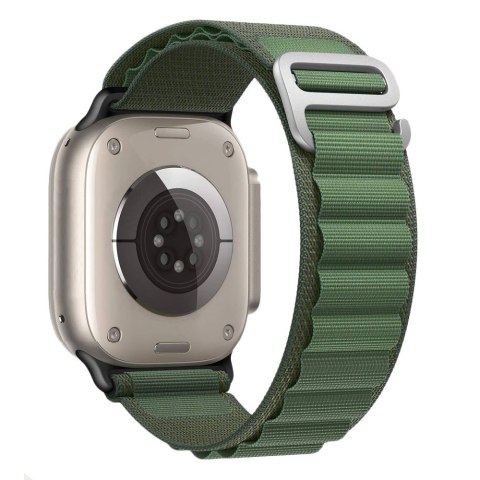 Pasek do zegarka Alogy Sport Strap do Apple Watch 4/5/6/7/8/SE/Ultra (42/44/45/49mm) Zielony