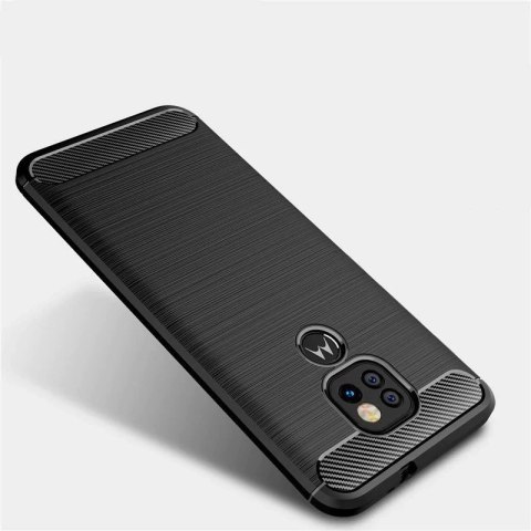 TPUCARBON MOTOROLA MOTO G9 PLAY/E7 PLUS BLACK