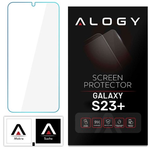 Alogy Glass Pack 3x Szkło hartowane na ekran 9h + Szkło na obiektyw do Samsung Galaxy S23+ Plus zestaw szkieł