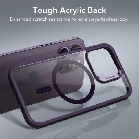 Etui na telefon ESR CH HaloLock do MagSafe do iPhone 14 Pro Clear/ Purple