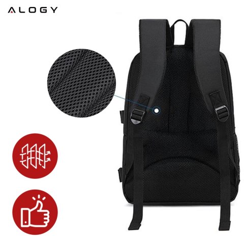 Plecak wodoodporny Alogy pokrowiec na aparat sprzęt fotograficzny i akcesoria pojemny Czarno-czerwony