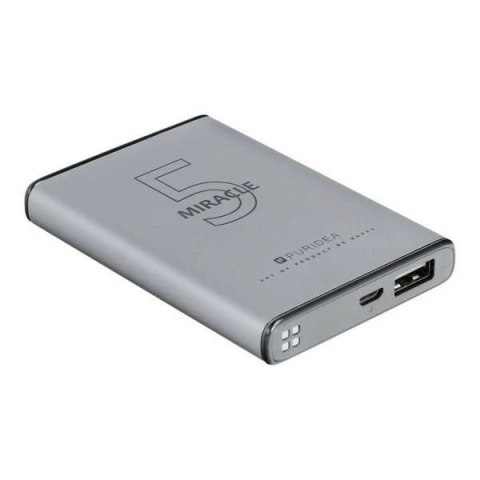 Powerbank PURIDEA 5000mAh S12 szary/grey