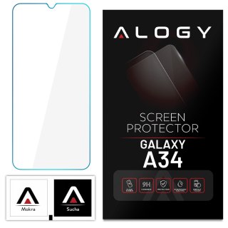 Szkło hartowane płaskie 9H Alogy Screen Protector PRO+ ochrona na ekran do Samsung Galaxy A34 5G