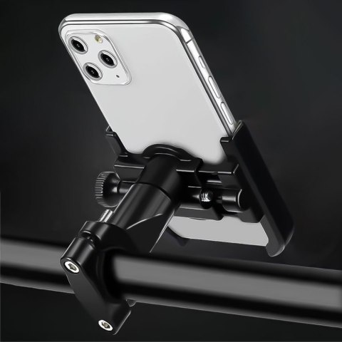 Uchwyt rowerowy Alogy Metal Bike Holder do telefonu na kierownicę do roweru motoru hulajnoga Czarny