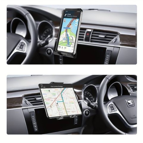 Uchwyt samochodowy Alogy AirVent Car Holder na telefon, tablet 4-11" do kratki wentylacyjnej Czarny