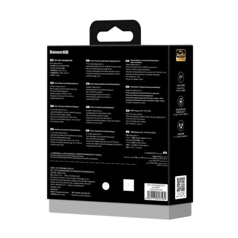 Bezprzewodowe słuchawki dokanałowe Bluetooth 5.2 Baseus Storm 1 TWS z ANC / ENC Czarne