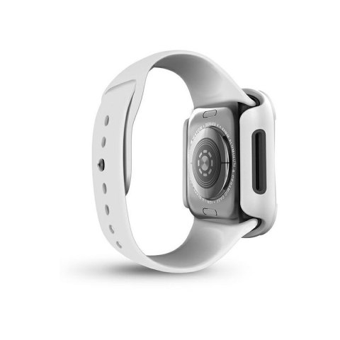 Etui ochronne UNIQ Torres do Apple Watch Series 4/5/6/SE 44mm biały/dove white