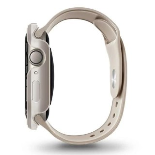Etui ochronne UNIQ Valencia do Apple Watch Series 4/5/6/7/8/SE 45/44mm starlight
