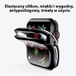 Etui ochronne Usams do Apple Watch 4/5/6/SE 40mm Czarny
