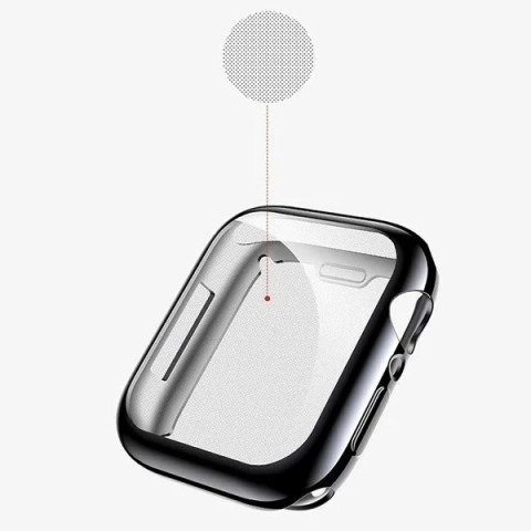 Etui ochronne Usams do Apple Watch 4/5/6/SE 40mm Czarny