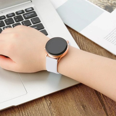 Silicone Strap TYS opaska do smartwatcha zegarka uniwersalna 20mm czerwony