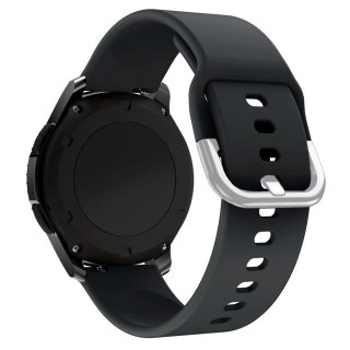 Silicone Strap TYS opaska do smartwatcha zegarka uniwersalna 22mm czarny