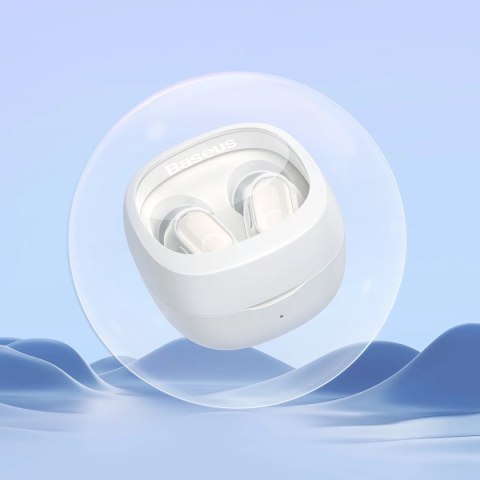 Słuchawki bezprzewodowe TWS Bluetooth 5.3 Baseus Bowie białe