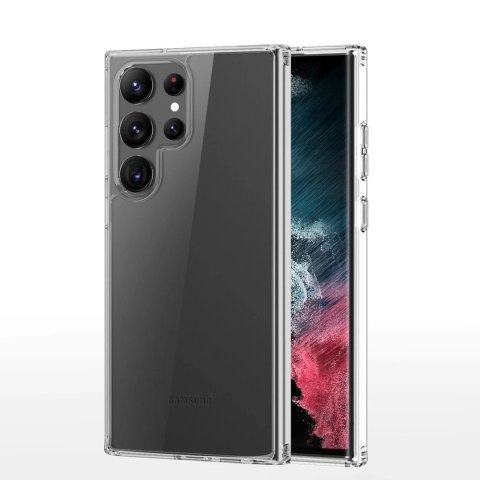 Etui ochronne Dux Ducis Clin do Samsung Galaxy S23 Ultra pancerny pokrowiec obudowa na tył Przezroczyste