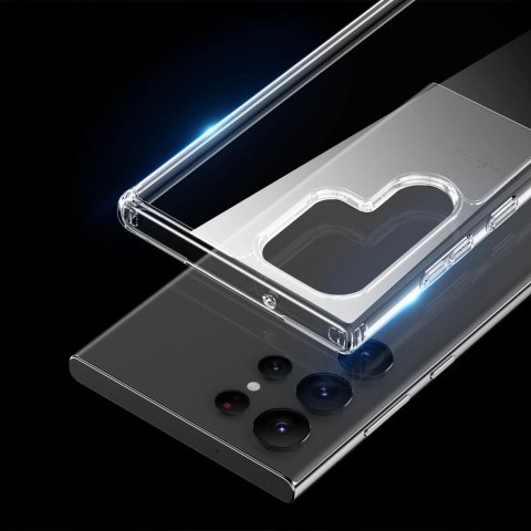 Etui ochronne Dux Ducis Clin do Samsung Galaxy S23 Ultra pancerny pokrowiec obudowa na tył Przezroczyste