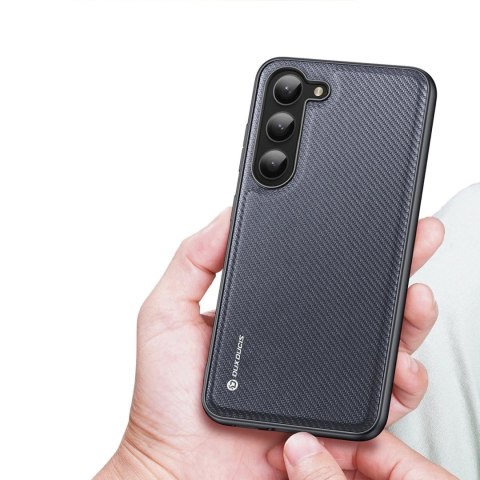 Etui ochronne Dux Ducis Fino do Samsung Galaxy S23+ pokrowiec z silikonową ramką szare