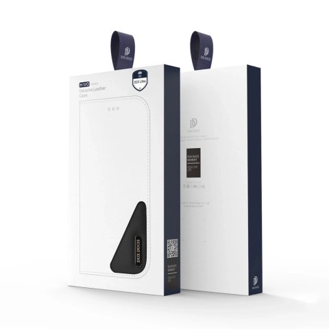 Etui ochronne Dux Ducis Hivo do Samsung Galaxy S23 Ultra pokrowiec z klapką portfel podstawka blokada RFID czerwone