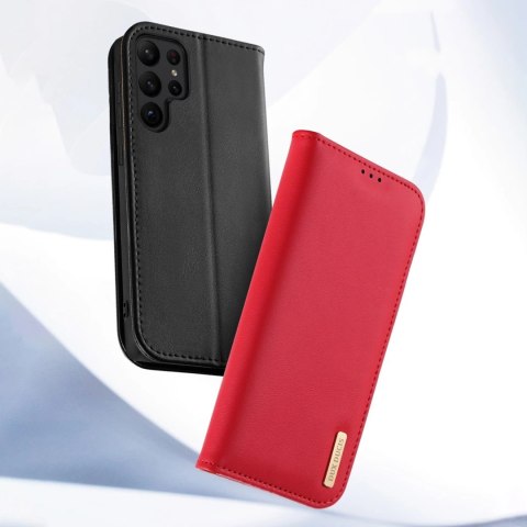 Etui ochronne Dux Ducis Hivo do Samsung Galaxy S23+ pokrowiec z klapką portfel podstawka blokada RFID Czarne