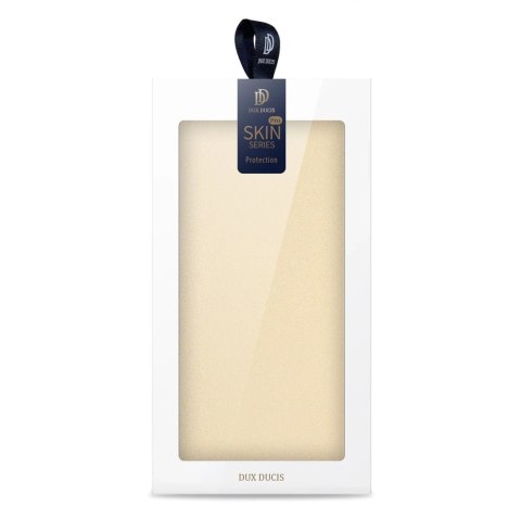 Etui ochronne Dux Ducis Skin Pro do Samsung Galaxy S23 Ultra pokrowiec z klapką portfel na kartę podstawka Złote