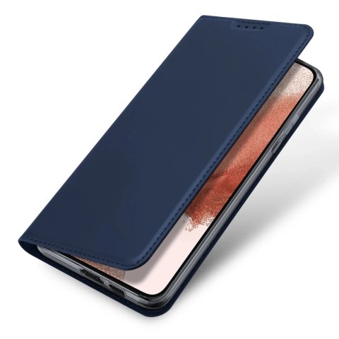 Etui ochronne na telefon Dux Ducis Skin Pro do Samsung Galaxy S23+ pokrowiec z klapką portfel na kartę podstawka niebieskie