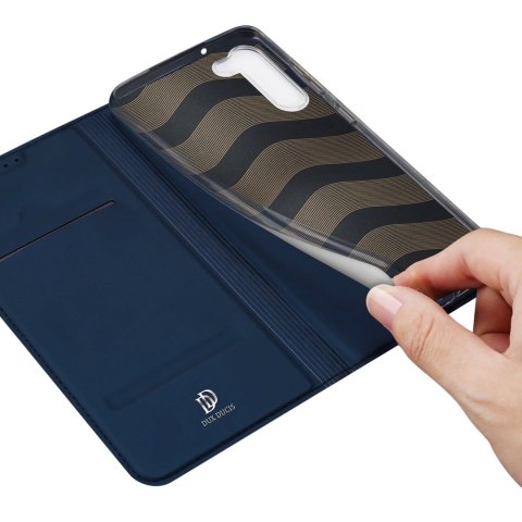 Etui na telefon Dux Ducis Skin Pro do Samsung Galaxy S23 pokrowiec z klapką portfel na kartę podstawka niebieskie