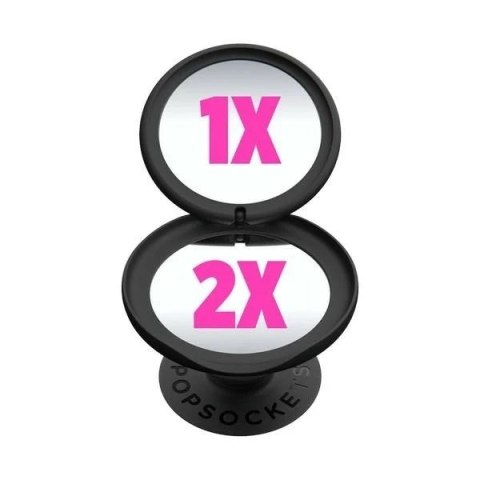 Uchwyt i podstawka do telefonu Popsockets 2 PopMirror czarny/black