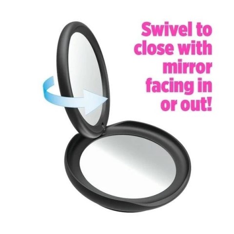 Uchwyt i podstawka do telefonu Popsockets 2 PopMirror czarny/black