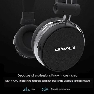 AWEI słuchawki nauszne Bluetooth A700BL czarny