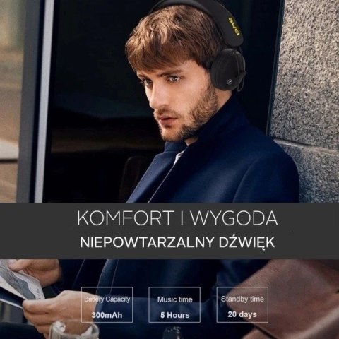 AWEI słuchawki nauszne Bluetooth A800BL czarny