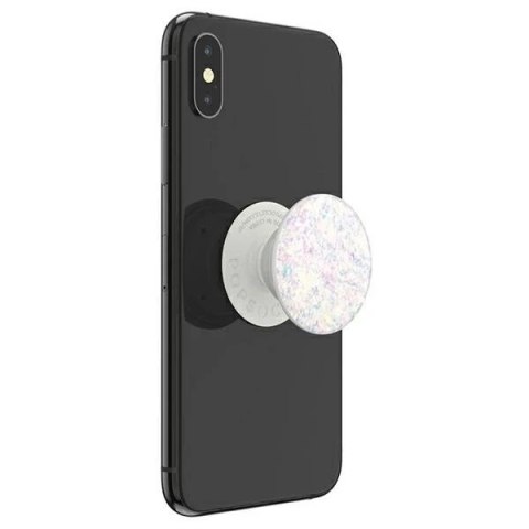 Uchwyt i podstawka do telefonu Popsockets 2 Iridescent Confetti White