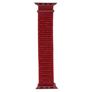 Pasek do smartwatcha Beline Nylon do Apple Watch 42/45/45/49mm czerwony /red