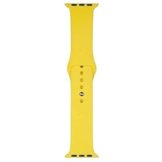 Pasek do smartwatcha Beline Silicone do Apple Watch 42/44/45/49mm żółty /yellow
