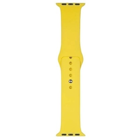 Pasek do smartwatcha Beline Silicone do Apple Watch 42/44/45/49mm żółty /yellow
