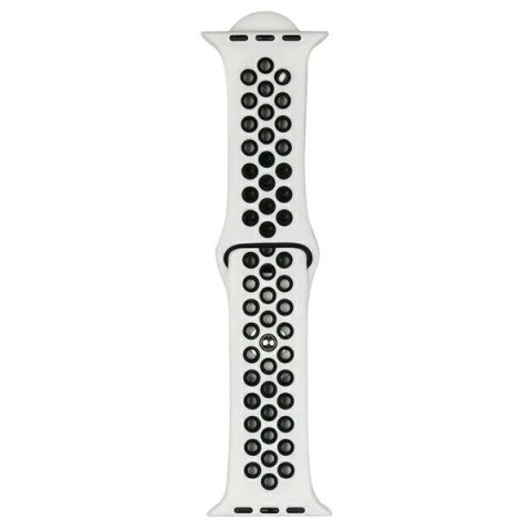 Pasek do smartwatcha Beline Sport Silicone do Apple Watch 38/40/41mm biało-czarny white/black