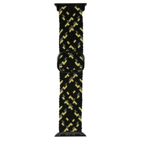 Pasek do smartwatcha Beline Textile do Apple Watch 38/40/41mm czarno-limonkowy black/lime